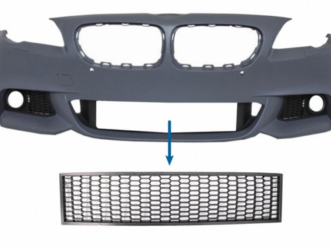 Grila central inferioara compatibila cu BMW Seria 5 F10 F11 M-Tech (2009-2017) FBGBMF10MT