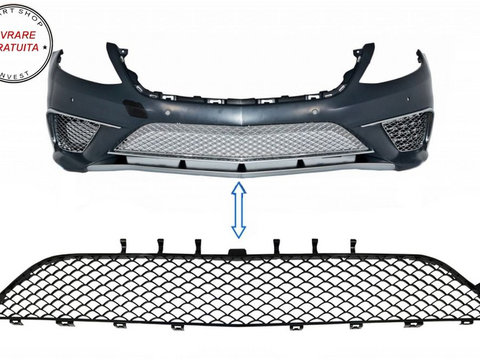 Grila Central Inferioara Mercedes S-Class W222 (2013-2017) S63 Design Negru Lucios- livrare gratuita