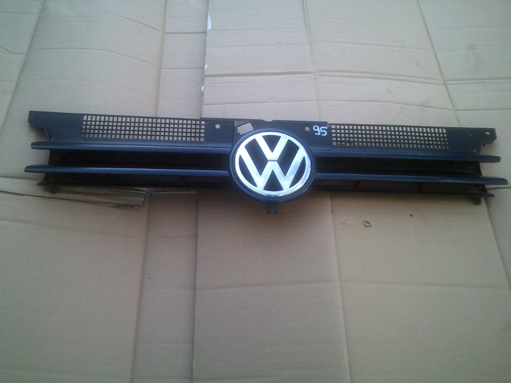 Grila centrala bara fata cu sigla VW Golf 4, 1J0853651C, 1J0853651E