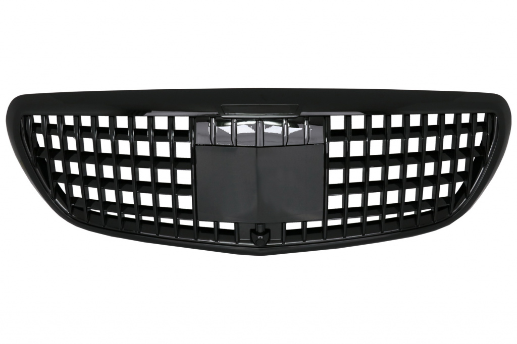 Grila Centrala compatibil cu Mercedes E-Class W213 S213 C238 A238 (2016-2019) Vertical Design Negru Lucios MERCEDES E-CLASS T-Modell (S213) (2016-2019),E-CLASS Coupe (C238) (2016-2019),E-CLASS Sedan (W213) (2016-2019),E-CLASS Cabrio (A238) (2017-2019