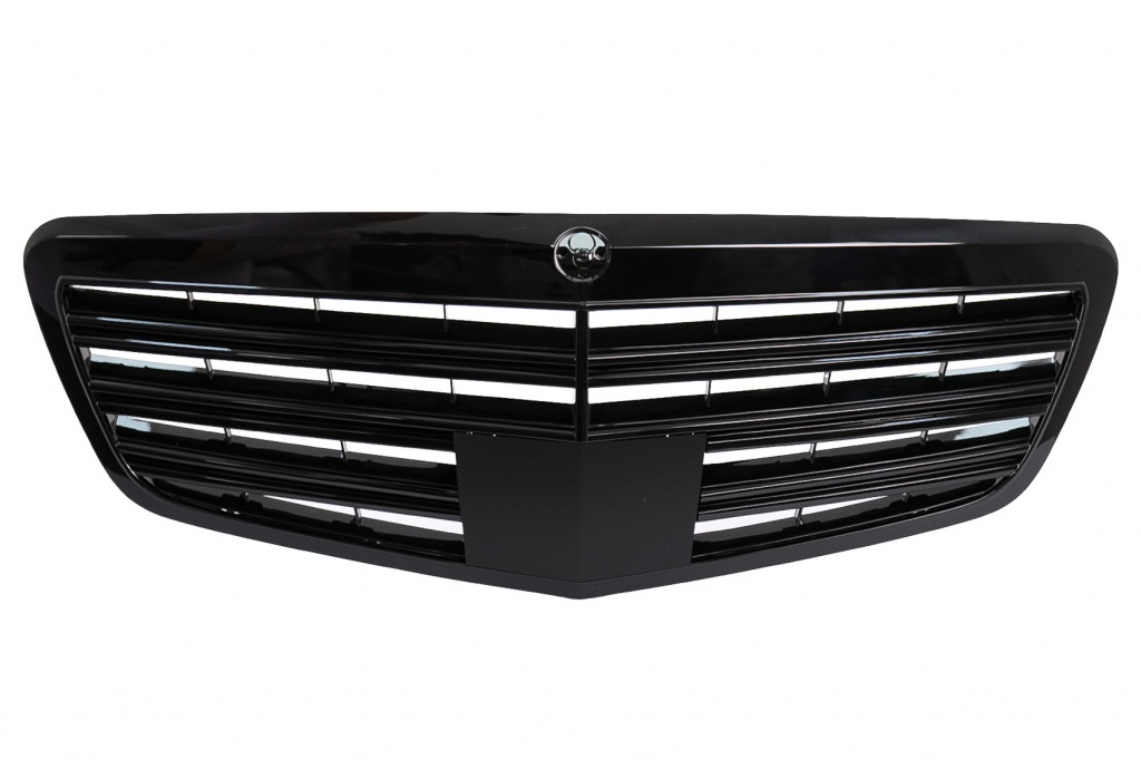 Grila Centrala compatibil cu Mercedes S-Class W221 Facelift (2010-2013) S63 S65 Piano Black Design MERCEDES S-CLASS Sedan (W221) (2005-2009) ,S-CLASS Sedan (W221) (2010-2013)