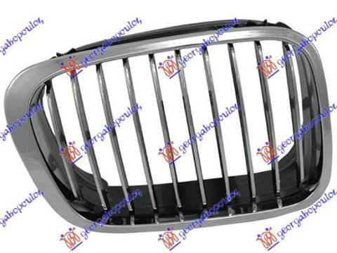 Grila Centrala (Cromata-negru/Cromat) pentru Bmw Series 3 (E46) Compact 01-05