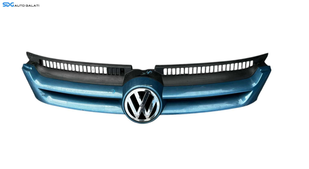 Grila Centrala cu Emblema Sigla de pe Bara Spoiler Fata Volkswagen Golf 5 Plus 2004 - 2008 Cod 5M0853655A 5M0853651A [L5319]