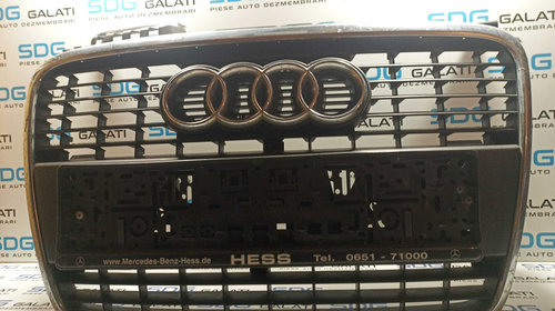 Grila Centrala cu Sigla Emblema Audi A4 