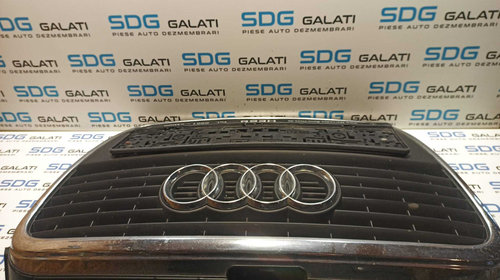 Grila Centrala cu Sigla Emblema Audi A4 