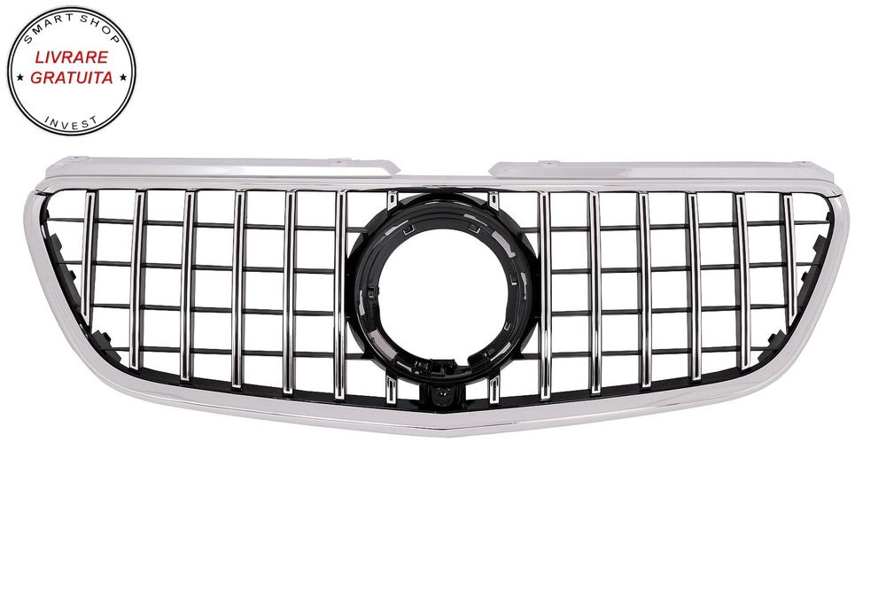 Grila Centrala Mercedes Vito (W447) (2020-up) GTR Panamericana Design Negru Crom- livrare gratuita