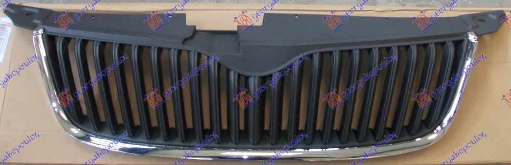 GRILA CROMATA CU RAMA CROMATA - SKODA YETI 09-13, 