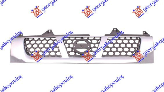 GRILA CROMATA - NISSAN P/U (D22) NAVARA 2WD-4WD 01-10, NISSAN, NISSAN P/U (D22) NAVARA 2WD-4WD 01-10, 023104545