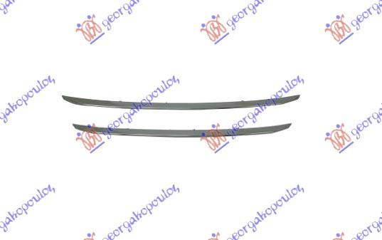 GRILA CROMATA (SET 2PCS) - PEUGEOT PEUGEOT 2008 13-16 , PEUGEOT, PEUGEOT 2008 I 13-16, 633004640