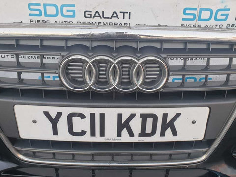 Grila cu Sigla Emblema Centrala Radiator de pe Bara Spoiler Fata Audi A4 B8 2008 - 2012 Cod 8K0853037B