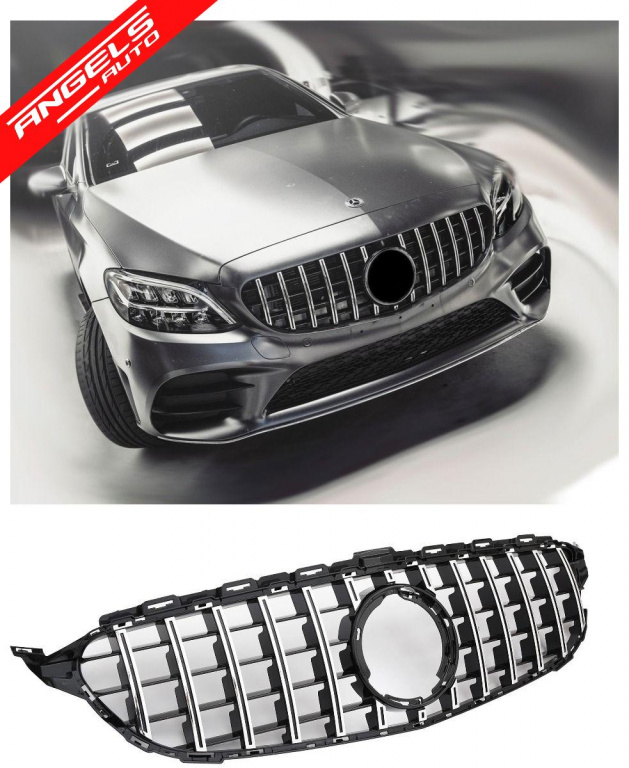 Grila fata compatibila cu Mercedes W205 Facelift (03/2018-2021) Panamericana GT Look