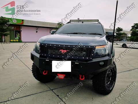 GRILA FATA CU LED FORD RANGER T6 2012-2015 [MUSTANG-STYLE[V12]