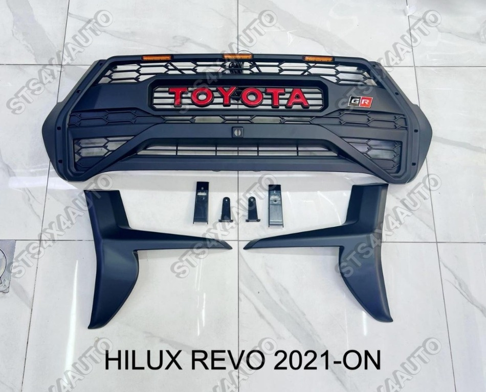 GRILA FATA CU LED TOYOTA HILUX REVO 2021-2025 MB [2024 GR SPORT LOOK]