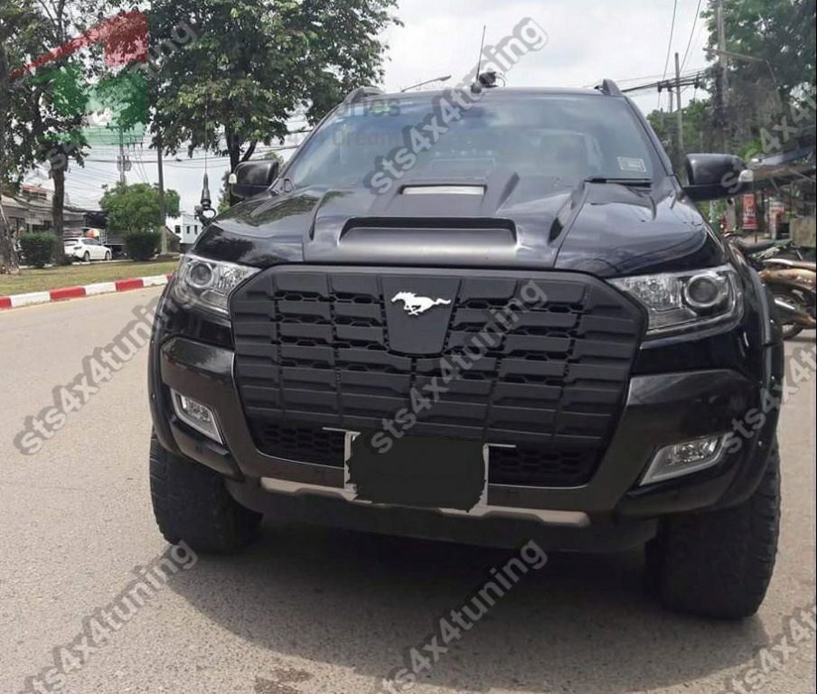 GRILA FATA FORD RANGER MC T6 2015-2017 [ALPHARD LOOK] [V4]