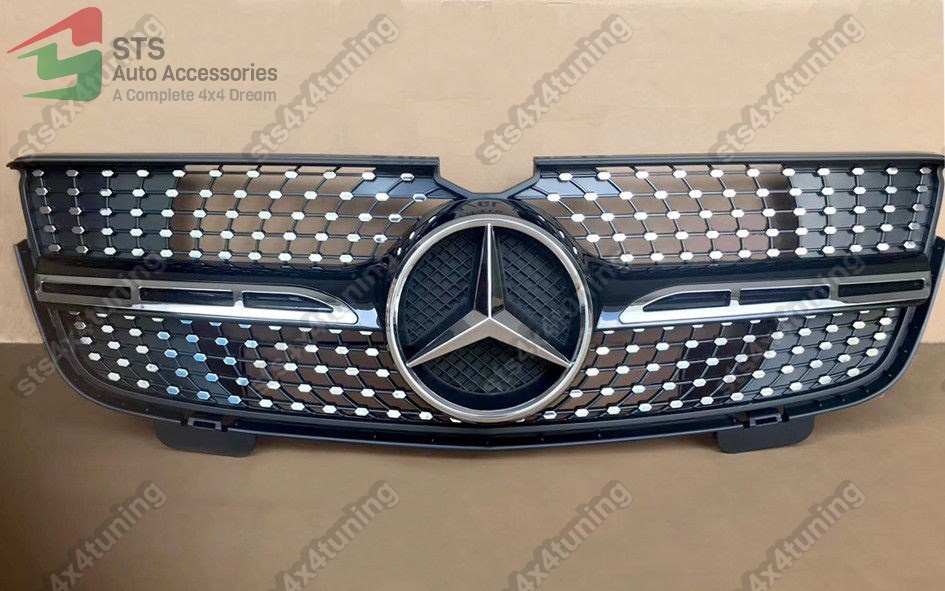 GRILA FATA MERCEDES GL-CLASS X164 2007-2012 [DIAMOND LOOK]