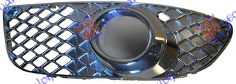 GRILA LATERALA BARA FATA (FARA ORIFICIU PROIECTOR CEATA) (CROMATA) Stanga. , MITSUBISHI, MITSUBISHI LANCER SEDAN 08-, 061104807