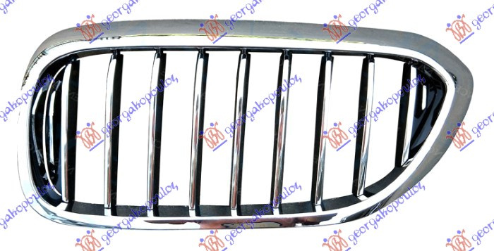 GRILA LATERALA CROMAT/NEGRU - BMW SERIES 5 (G30/G31) 16-, BMW, BMW SERIES 5 (G30/G31) 16-20, 160204642