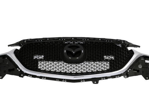Grila masca radiator Mazda Cx-5, 06.2017-, Fata, cpl., cromat/negru, Aftermarket