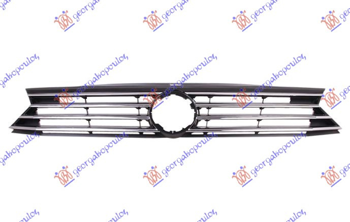 GRILA NEAGRA CU BANDOU CROMAT , VW, VW PASSAT 15-19, 884204540