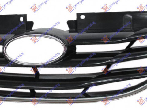 GRILA NEAGRA CU/RAMA CROMATA - HYUNDAI SONATA 11-15, HYUNDAI, HYUNDAI SONATA 11-15, 367104540