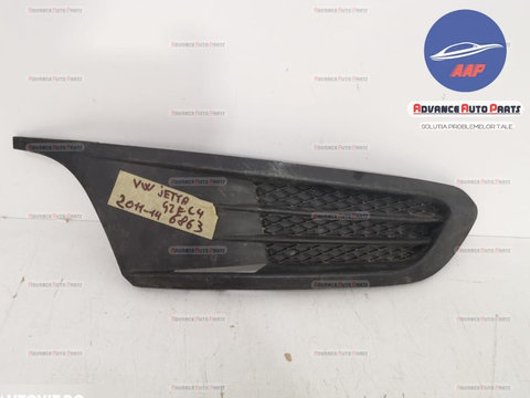 Grila proiector dreapta cod 5C6853666 - originala Volkswagen VW Jetta SportWagen 2010 2011 2012 2013 2014 2015 OEM