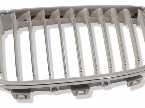 Grila radiator Bmw Seria 1 (F20), 08.2011-, stanga, crom/grunduit, 51137262119, 20C105-3 Model URBAN