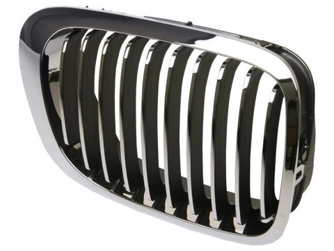 Grila radiator Bmw Seria 3 (E46/5), COUPE/CABRIO, 05.99-03.03, dreapta, crom/negru, 51138208684, 20080518