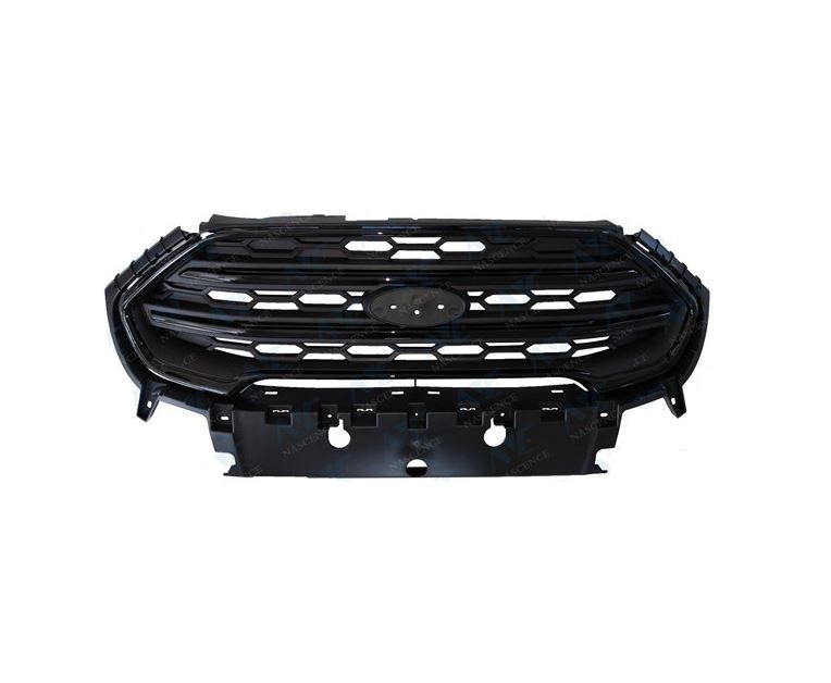 Grila radiator FORD ECOSPORT, 10.2017-, fata, negru, complet