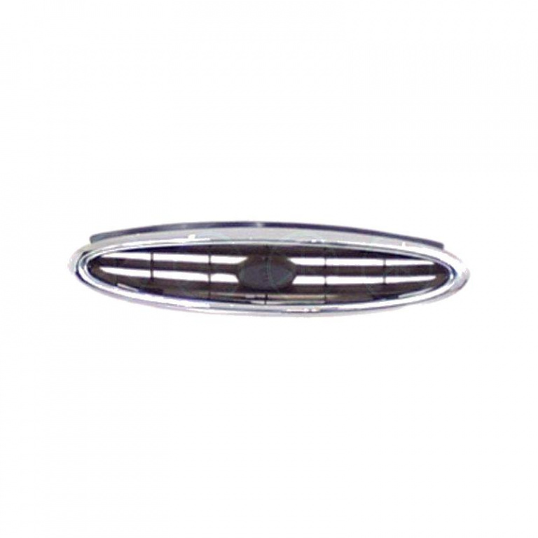 Grila radiator Ford Mondeo HatchBack/Sedan/Combi, 09.1996-11.2000, crom/negru, fara emblema, 1038581, 321705-1 motorizare Diesel