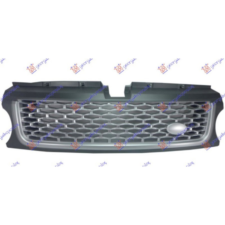 GRILA RADIATOR LAND ROVER RANGE ROVER SPORT 2005->2013 Grila radiator gri/argintiu/argintiu 2010-> PIESA NOUA ANI 2005 2006 2007 2008 2009 2010 2011 2012 2013