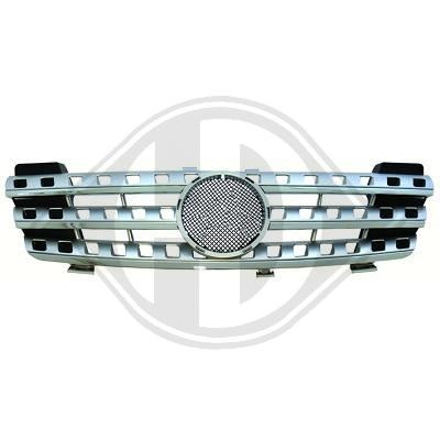 GRILA RADIATOR MERCEDES M-KLASSE W164 FUNDAL SILVER/CROM -COD 1691440