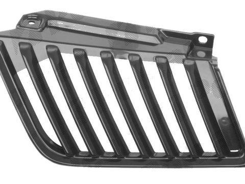 Grila radiator Mitsubishi L200, 12.2005-04.2010, dreapta, negru, fara modelul cu simpla cabina, 527905-4