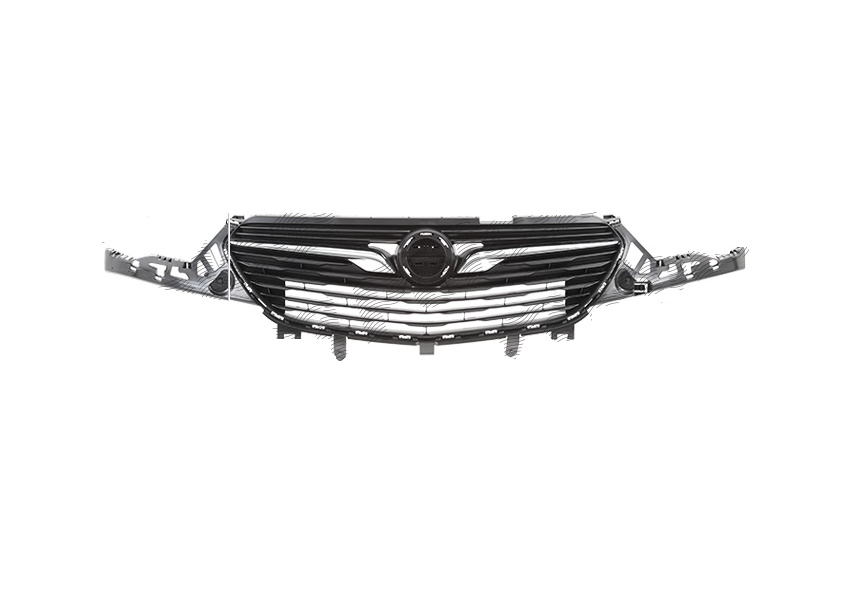 Grila radiator Opel Grandland X, 06.2017-08.2021, montare fata, complet, RapidAuto
