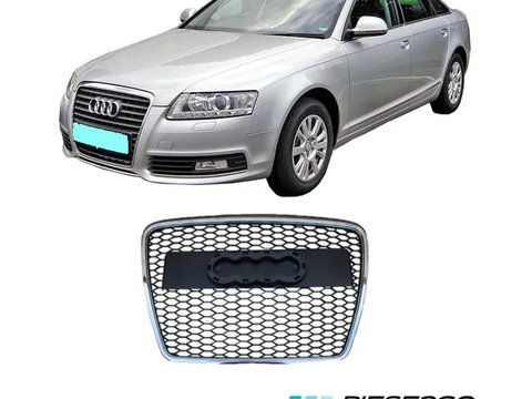 Grila Radiator RS-Look Audi A6 C6 4F2 FaceLift 2008 | 2009 | 2010