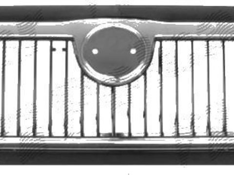 Grila radiator Skoda Felicia Hatchback + Combi, 1998-06.2001, crom/negru, 6U0853651, 691105