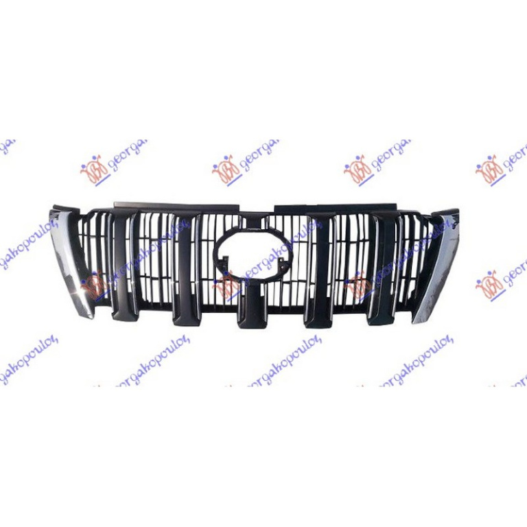 GRILA RADIATOR TOYOTA LAND CRUISER 2014-> Grila radiator completa cu bandou cromat PIESA NOUA ANI 2014 2015 2016 2017 2018