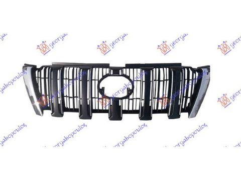 GRILA RADIATOR TOYOTA LAND CRUISER 2014-> Grila radiator completa cu bandou cromat PIESA NOUA ANI 2014 2015 2016 2017 2018