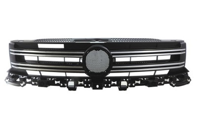 Grila radiator VW Tiguan (5N2), 04.2011-05.2016, crom/negru, 5N0853651H9B9, 95X105