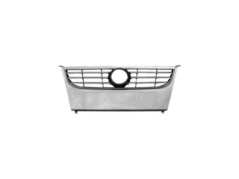 Grila radiator VW Touran (1T2), 01.2007-07.2010, crom/negru, 1T0853651AG, 957905 , cu ornament crom