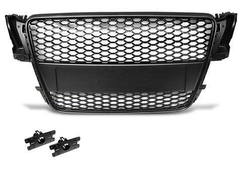 Grila sport Audi A5 2007-2011 Negru Mat model RS-Style