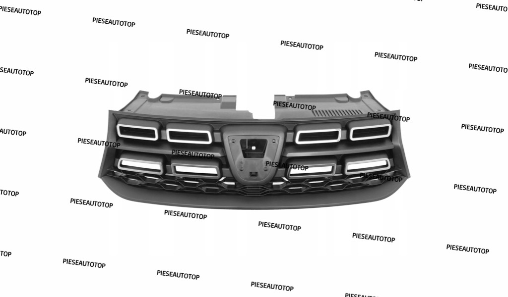 Grila superioara bara fata Dacia Logan 2 MCV Stepway 2017-2020 NOUA 623106923R (CROMAT)