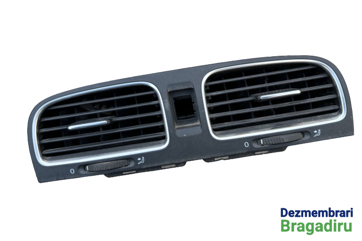 Grila ventilatie bord centru Volkswagen VW Golf 6 [2008 - 2015] Hatchback 5-usi 2.0 TDI MT (110 hp) Cod motor CBDC Cod culoare LB9A