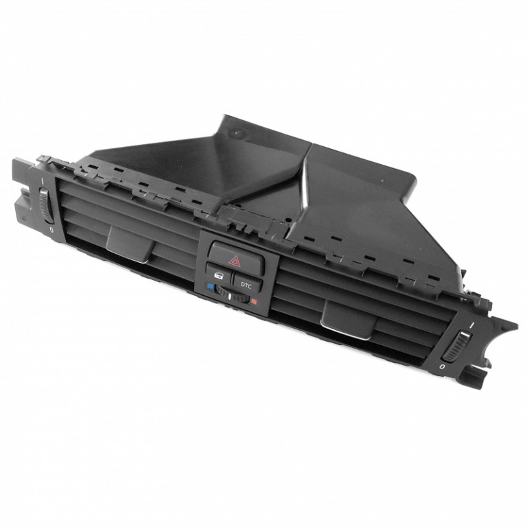 Grila Ventilatie Interior Central + Buton Avarie Oe Bmw Seria 3 E90 2004-2012 64229130464