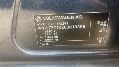 Grile bord Volkswagen Golf 5 2007 hatchb
