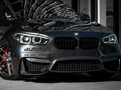 Grile duble BMW F20 F21 Facelift Seria 1 (2015+) negru lucios