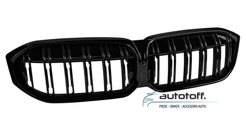 Grile duble BMW Seria 3 G20 G21 Facelift (2022+) Black Design