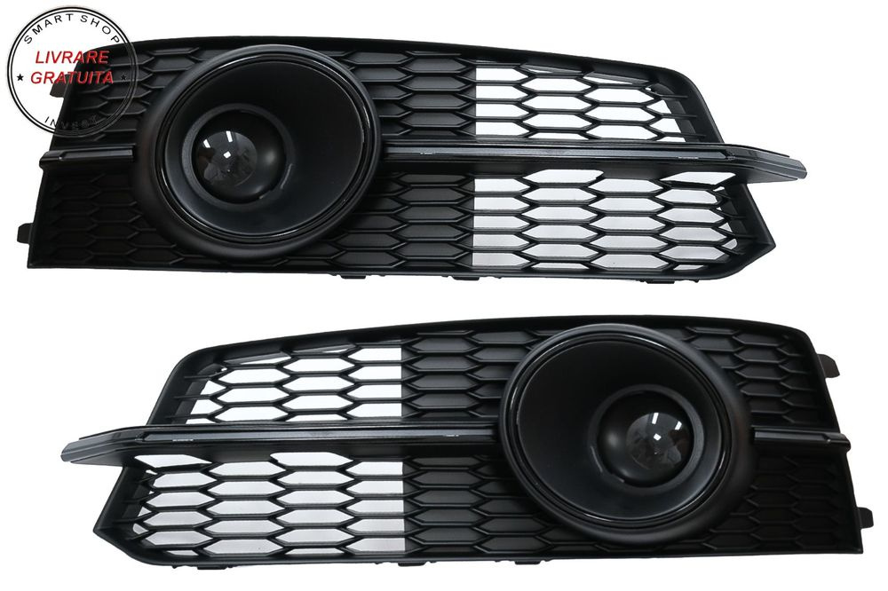 Grile Laterale Audi A6 C7 4G S Line Facelift (2015-2018) Negru