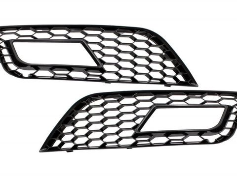 Grile Proiector compatibil cu AUDI A4 B8 facelift (2012-2015) Negru RS4 Design