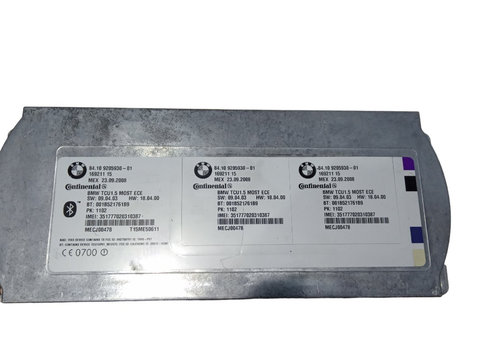 GSM TELEMATIC CONTROL UNIT BMW F01 F02 F03 F04 X5 X6 E70 E71 E60 COD:84109205930