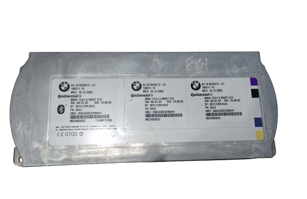GSM TELEMATIC CONTROL UNIT BMW F01 F02 F10 F11 COD:84109228272